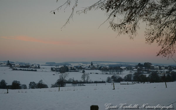 Nadrin op een vroege wintermorgen